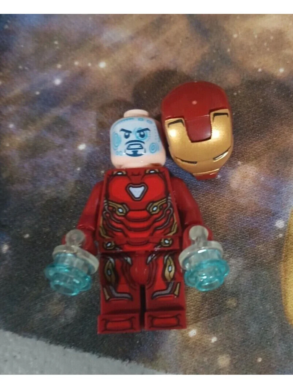 Lego Minifigure Iron Man Mark 50 Armor, sh828